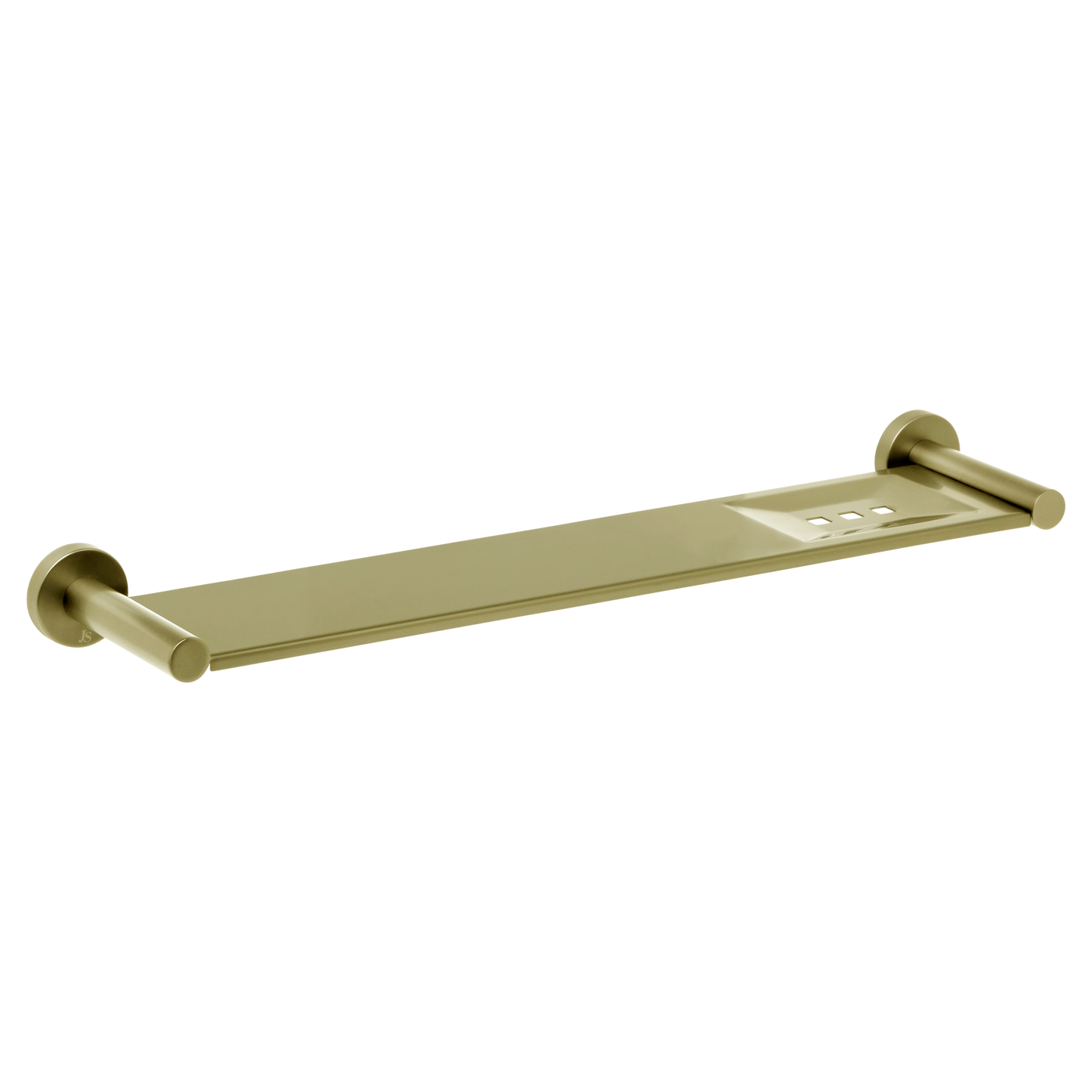 Venezia Metal Shelf 450mm Brushed Brass Gold