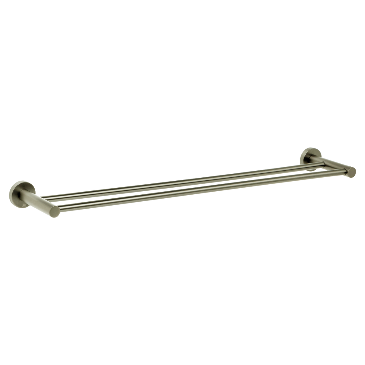 Venezia Double Towel Rail 600mm Brushed Nickel