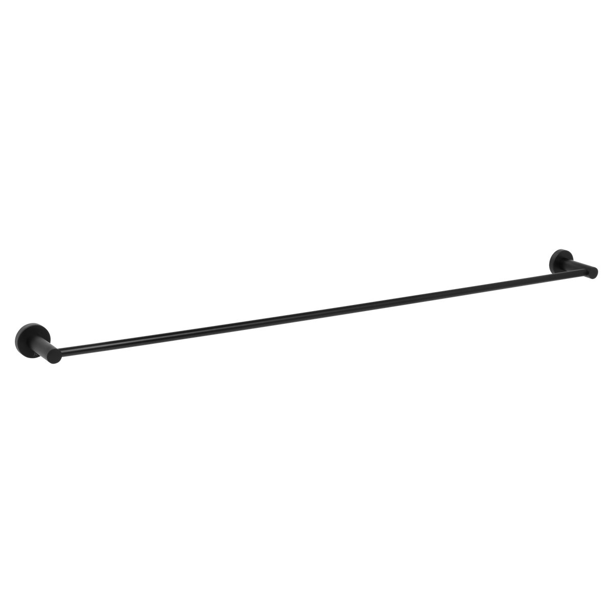 Venezia Single Towel Rail 900mm Matte Black