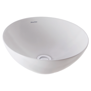 Venezia White Round Bowl Countertop Vessel - White