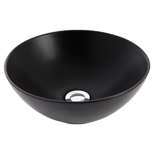 Venezia Graphite Round Bowl Countertop Vessel - Graphite