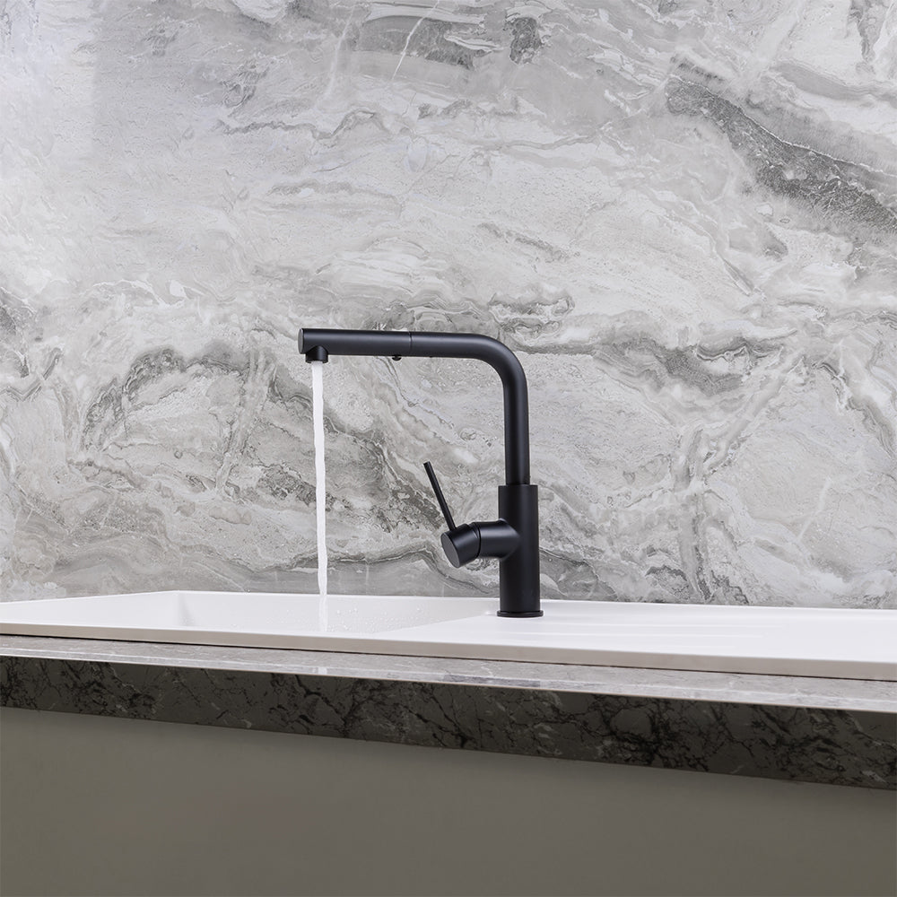 Nisa Square Pull Out Mixer Matte Black