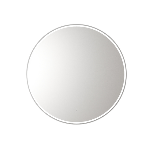 Windsor Round LED Mirror 900mm Brushed Nickel