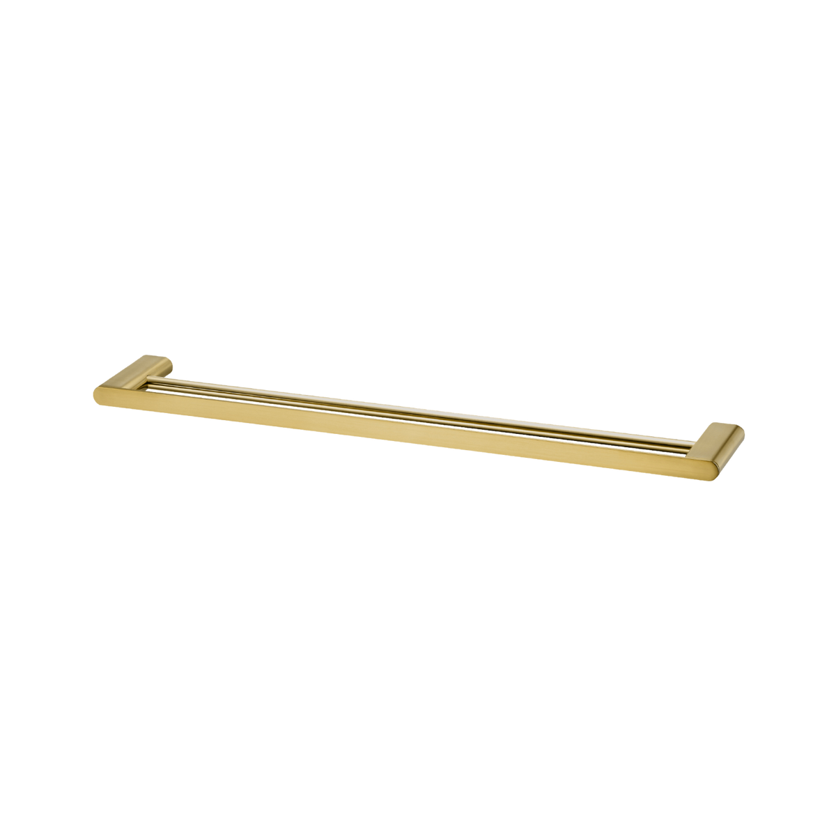 Madrid Double Towel Rail 650mm Classic Gold