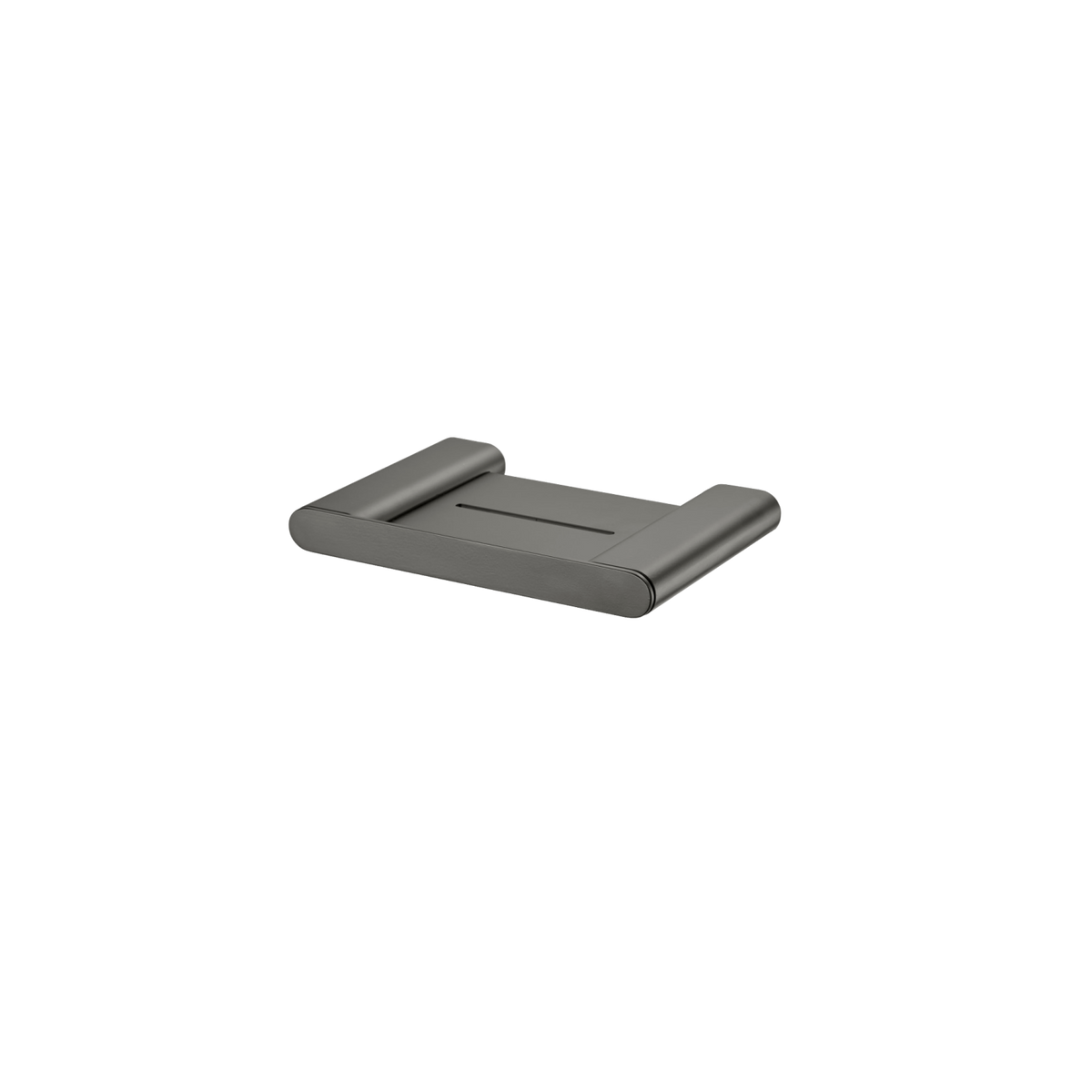 Madrid Soap Holder With Shelf Gunmetal
