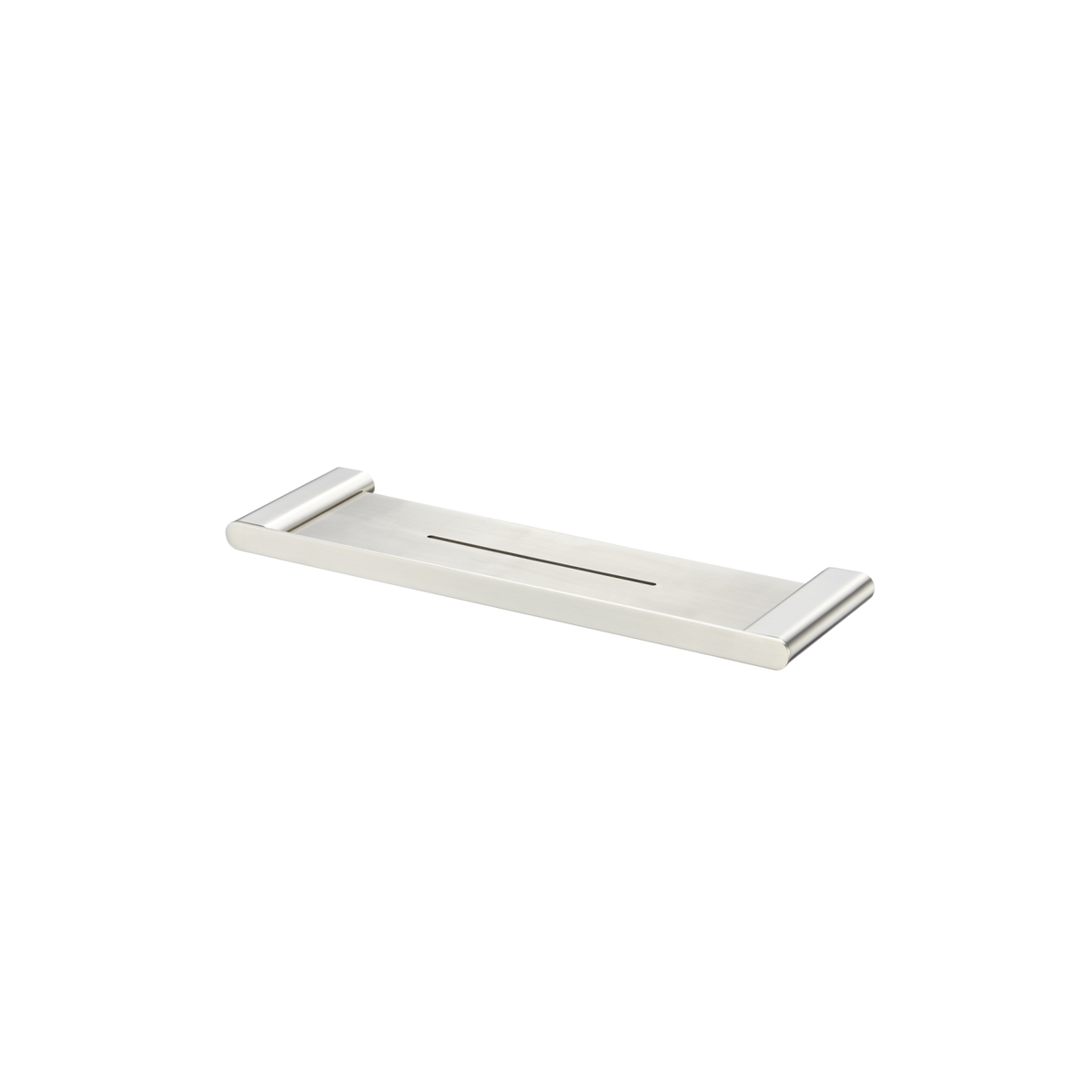 Madrid Metal Shelf 420mm Brushed Nickel
