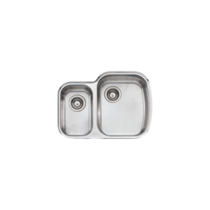 Monet 1 And 1/2 Bowl Undermount Sink Right Stainless Steel - Stainless Steel