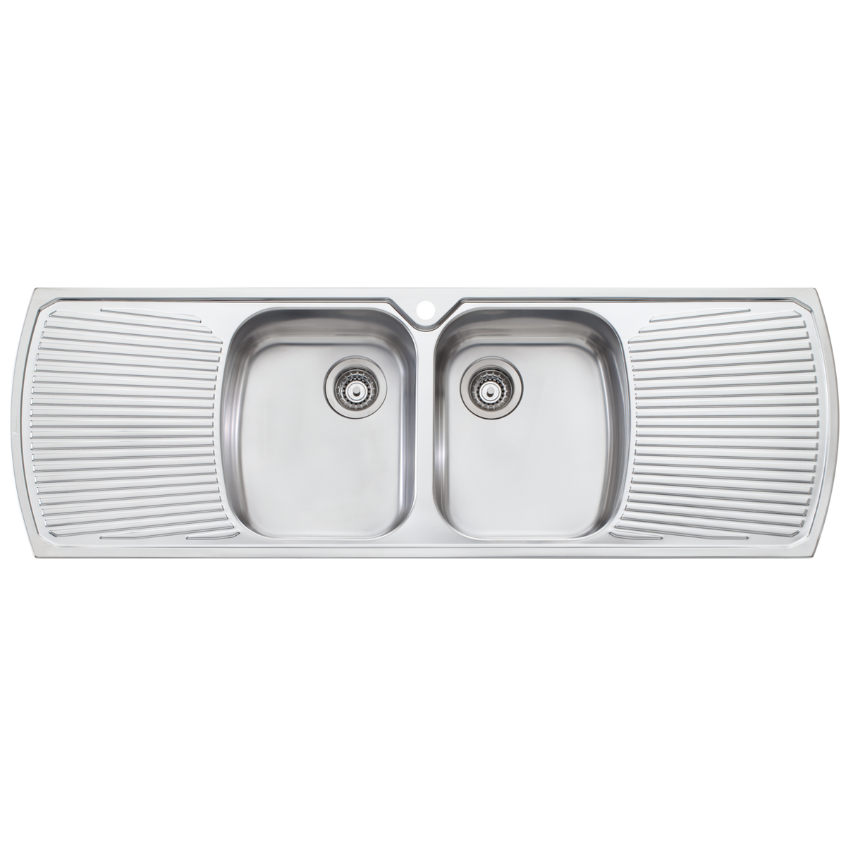 Monet Double Bowl Topmount Sink With Double Drainer Stainless Steel