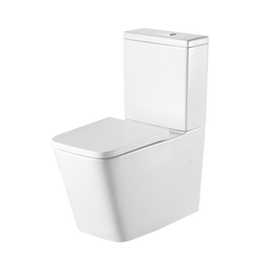 Munich Back To Wall Toilet Suite White - White