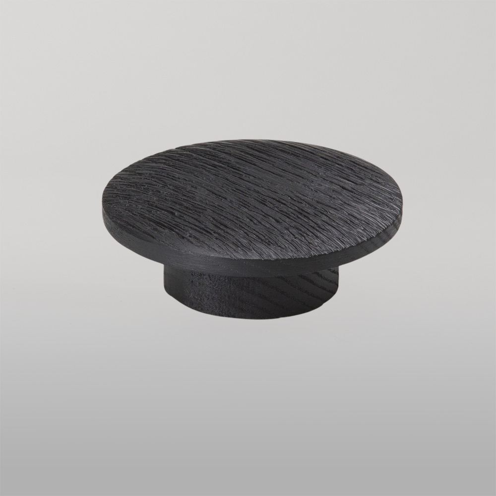 Momo Echo Timber Knob 60mm Black Woodgrain