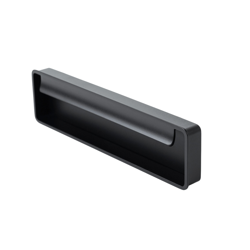 Momo Fold Flush Pull Handle 128mm Matte Black
