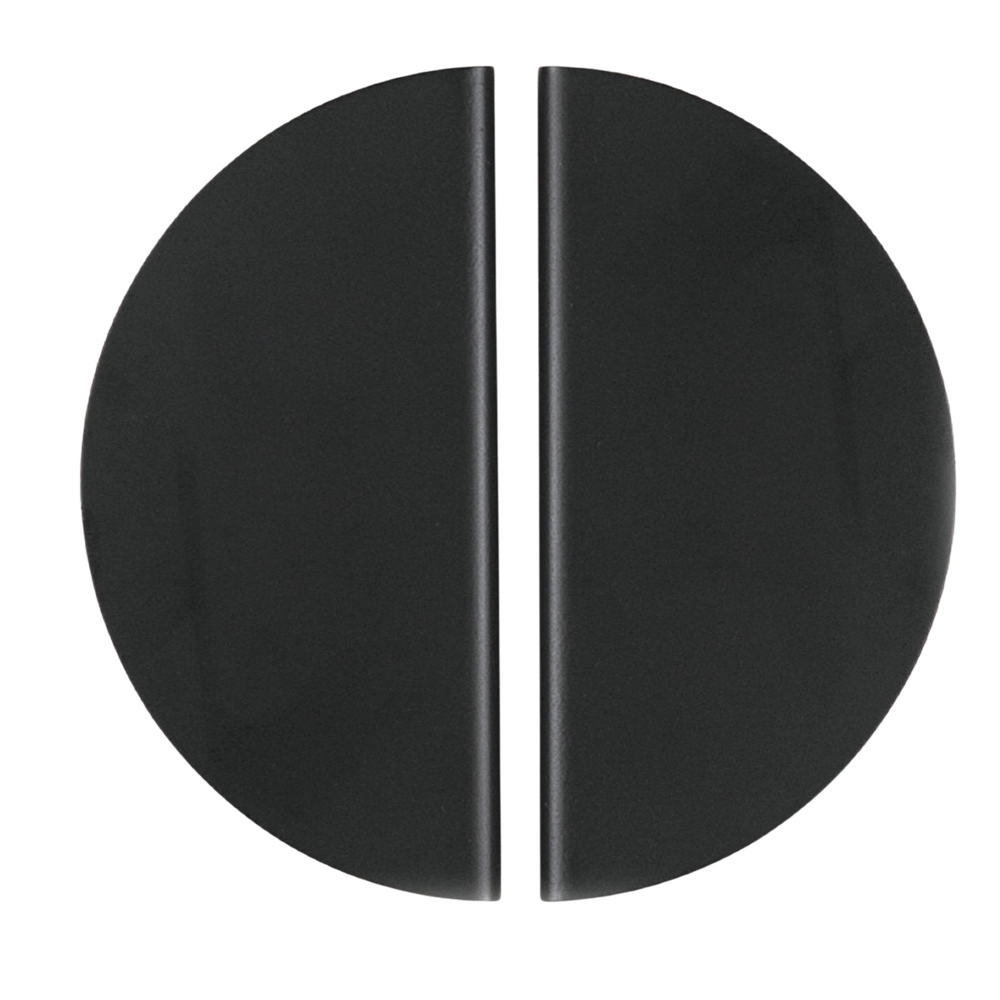 Momo Sola Half Round Lip Pull Handle 240mm Matte Black