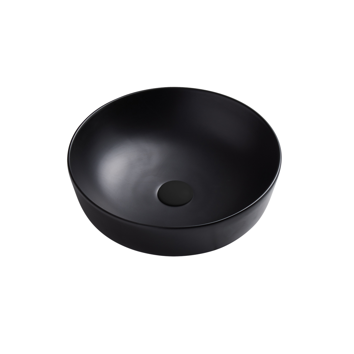 Naples Counter Top Circular Basin Black