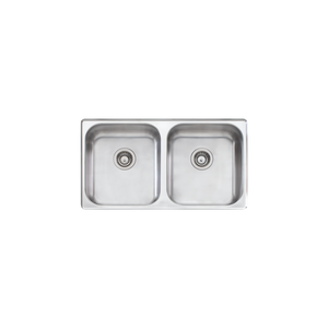 Nu-Petite Double Bowl Undermount Sink Stainless Steel - Stainless Steel
