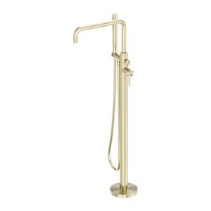 Zen Freestanding Bath Mixer Brushed Gold - Brushed Gold