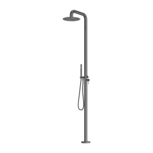 Zen Outdoor Freestanding Shower Column Graphite - Graphite