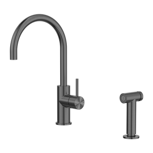 Zen Kitchen Mixer With Hand Spray Graphite - Graphite