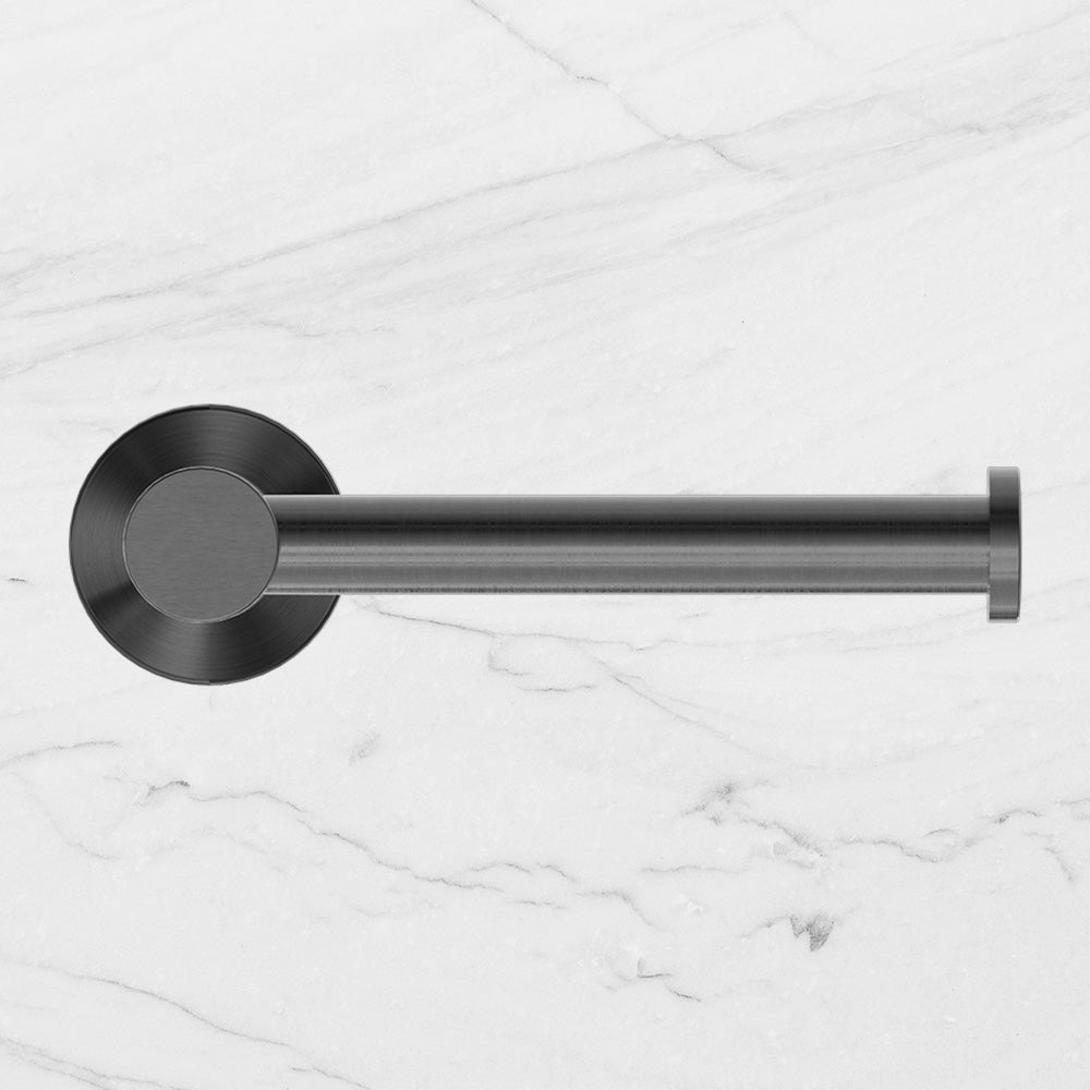 Mecca Toilet Roll Holder Brushed Gunmetal