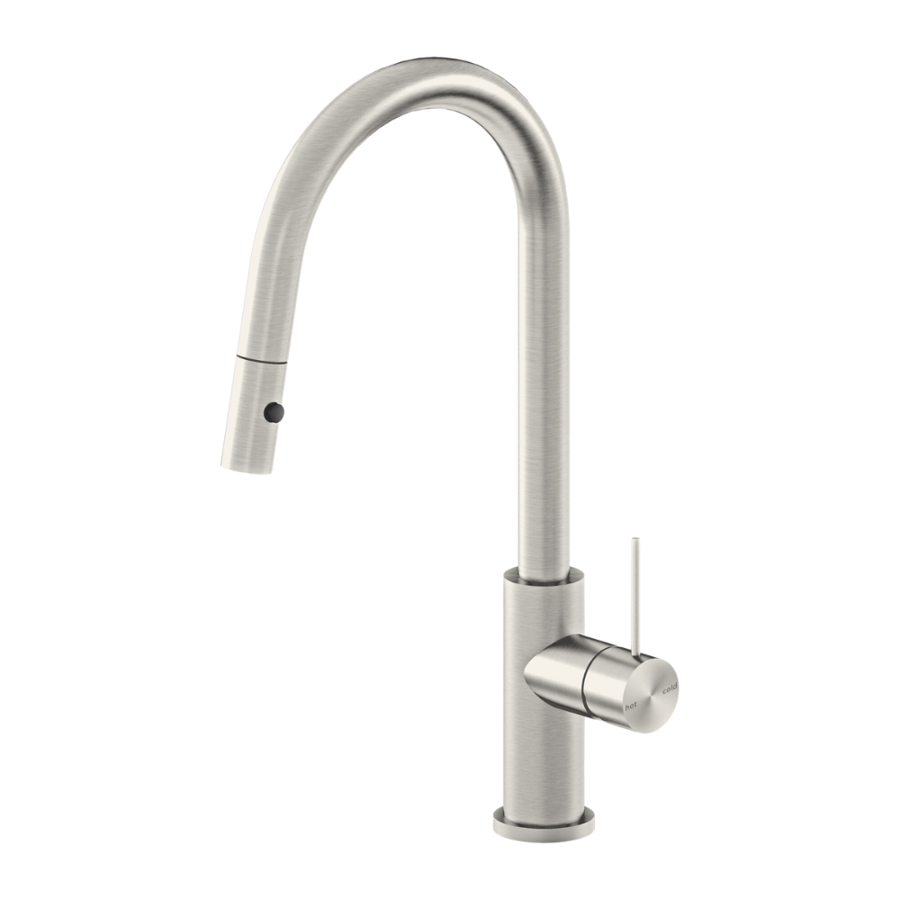 Mecca Brushed Nickel Pull Out Mixer With Veggie Spray Function