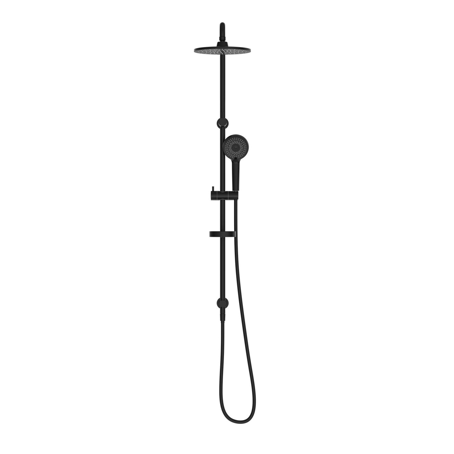 Project Twin Shower Set Matte Black