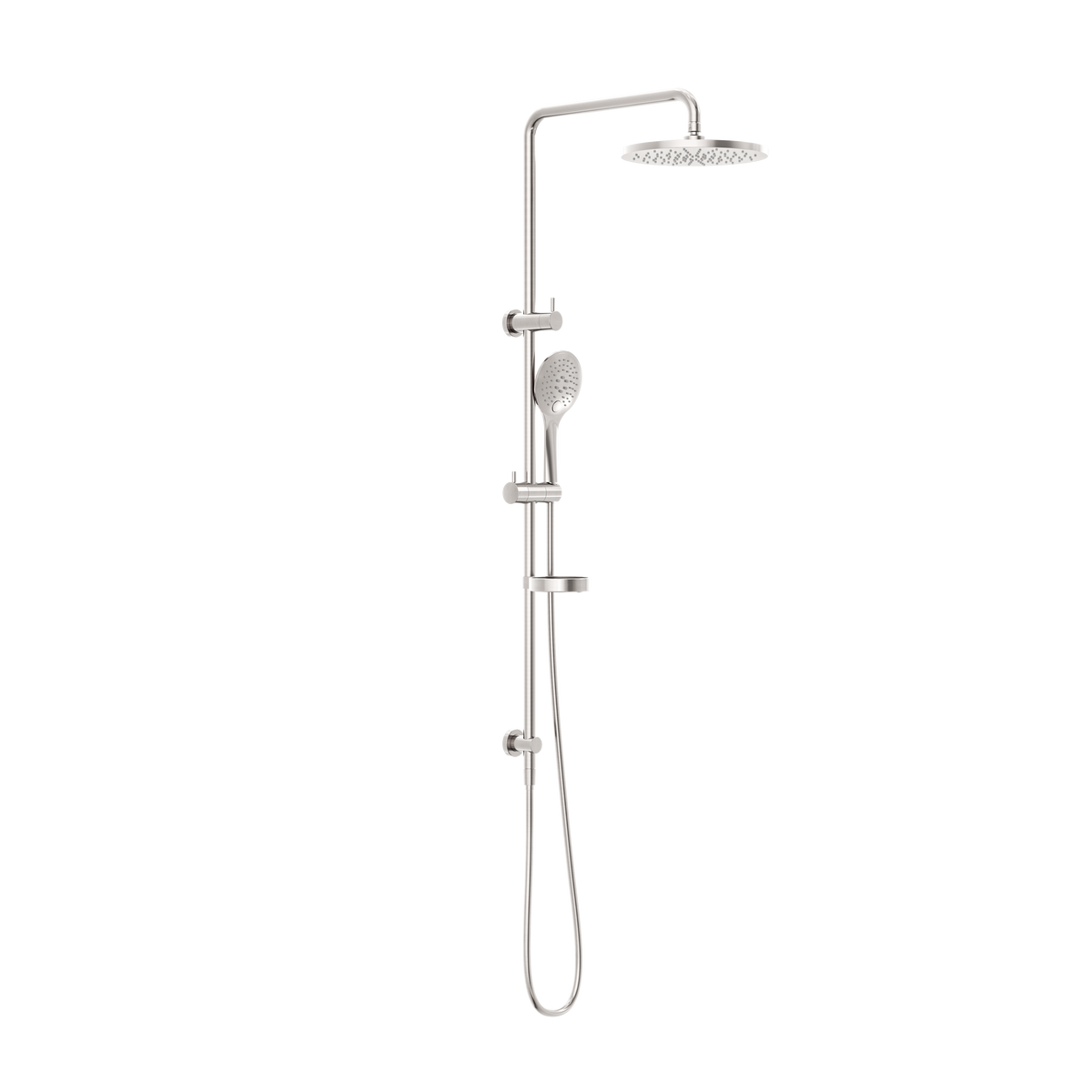 Project Twin Shower Set Brushed Nickel