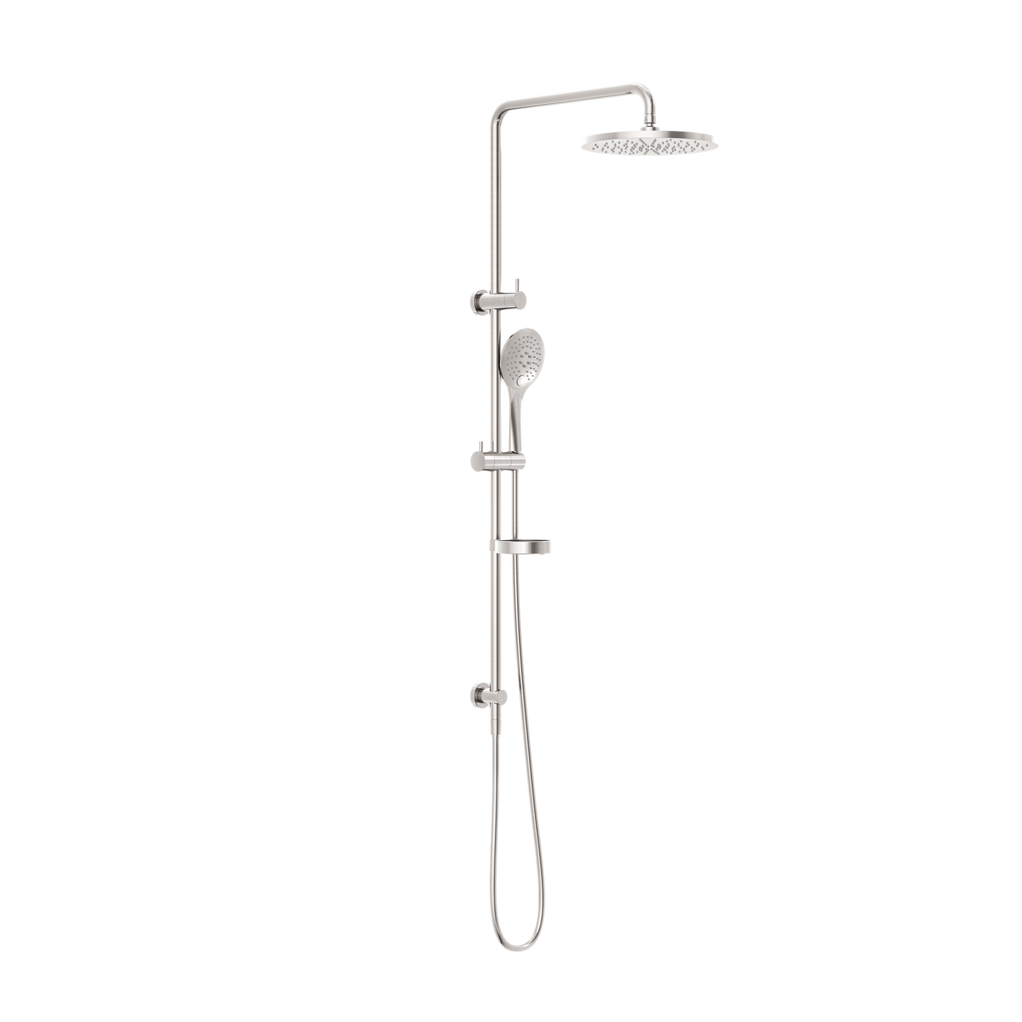 Project Twin Shower Set Brushed Nickel