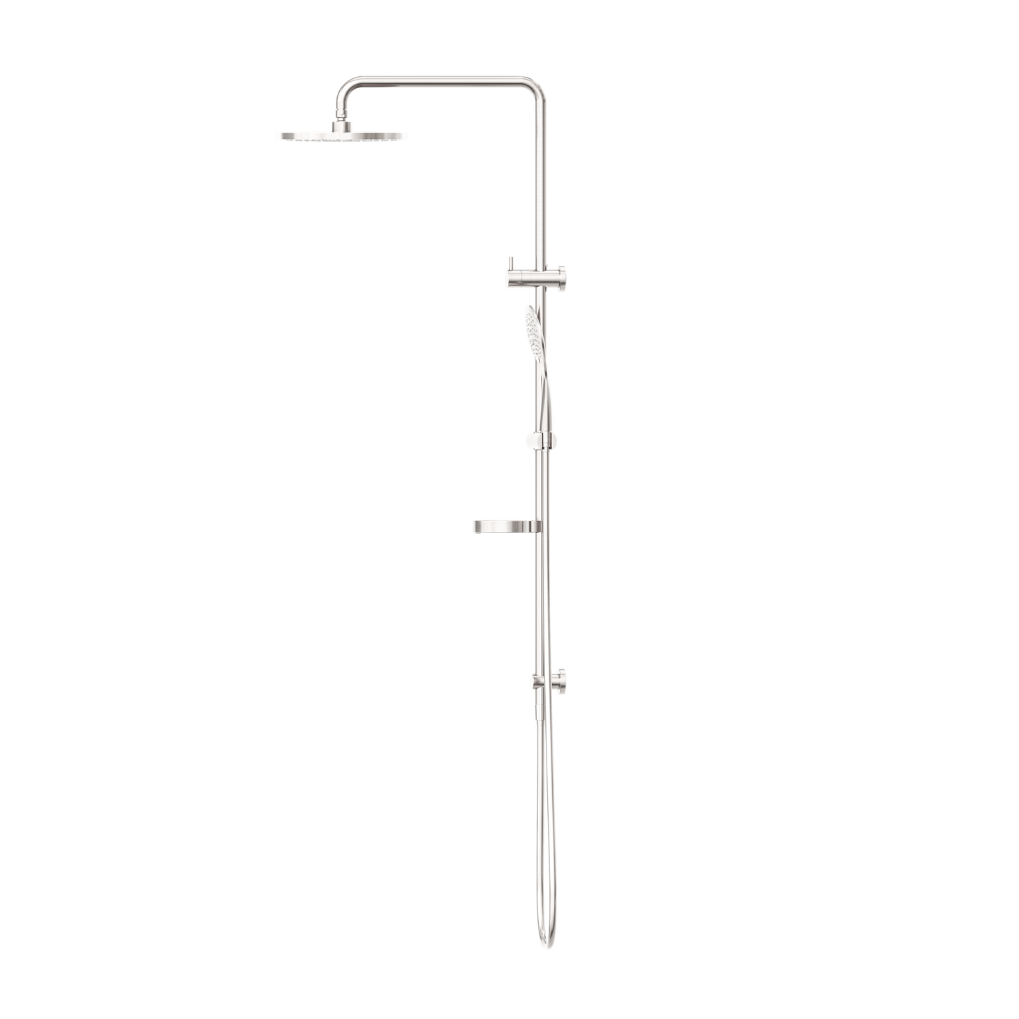 Project Twin Shower Set Brushed Nickel