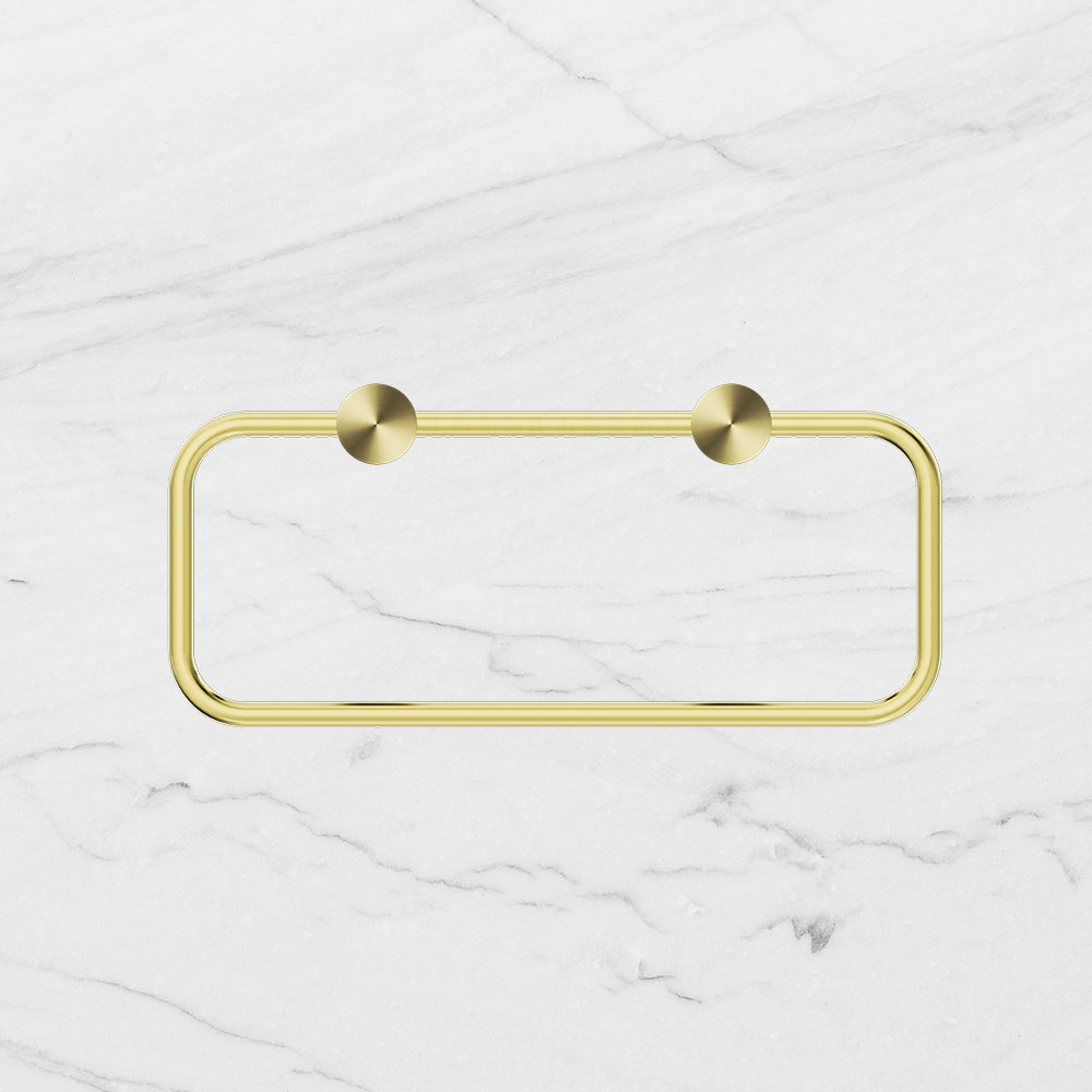 New Mecca Towel Ring Brushed Gold