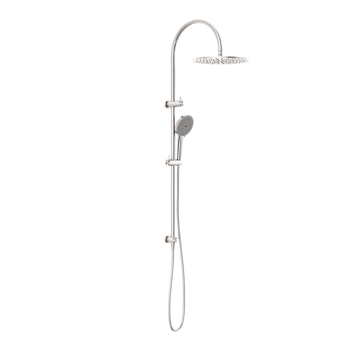 Opal Twin Shower With Air Shower II Brushed Nickel