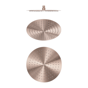Zen 300mm Round Shower Head Brushed Bronze - Brushed Bronze