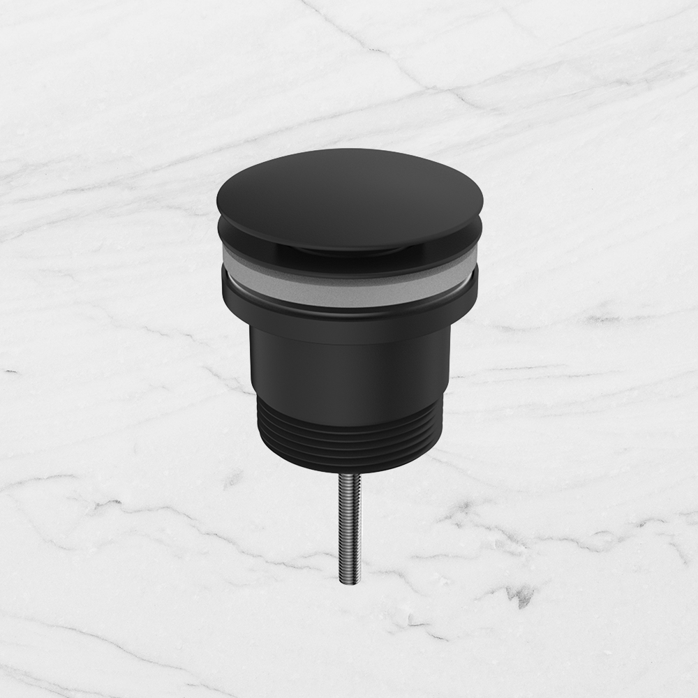 Universal Pop Up Waste Matte Black