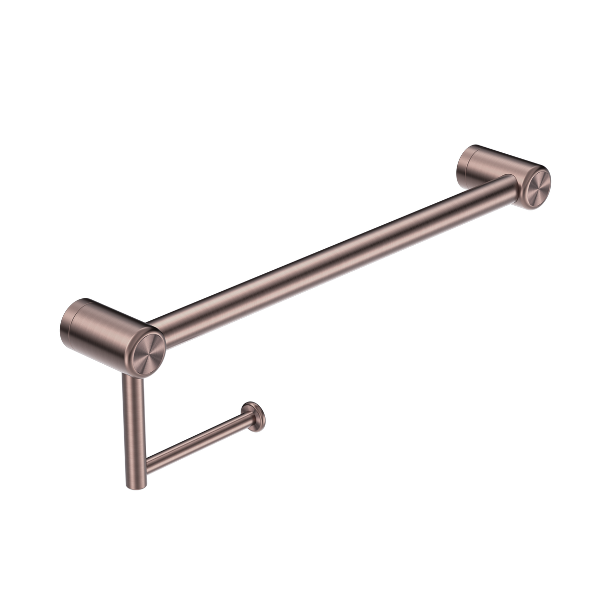 Mecca Care 25mm Toilet Roll Rail 450mm Brushed Bronze