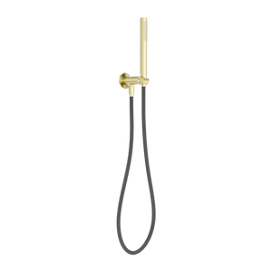 Zen Shower On Bracket With Outdoor Shower Hose Brushed Gold - Brushed Gold