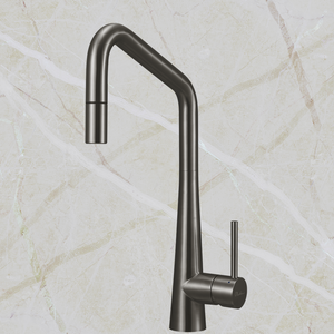 Essente 316 Stainless Steel Square Goose Neck Pull Out Mixer Lead Free Gunmetal - Gunmetal