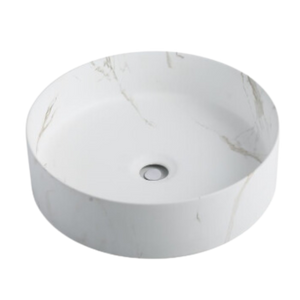 Carrara Matte White Ceramic Basin - Matte White