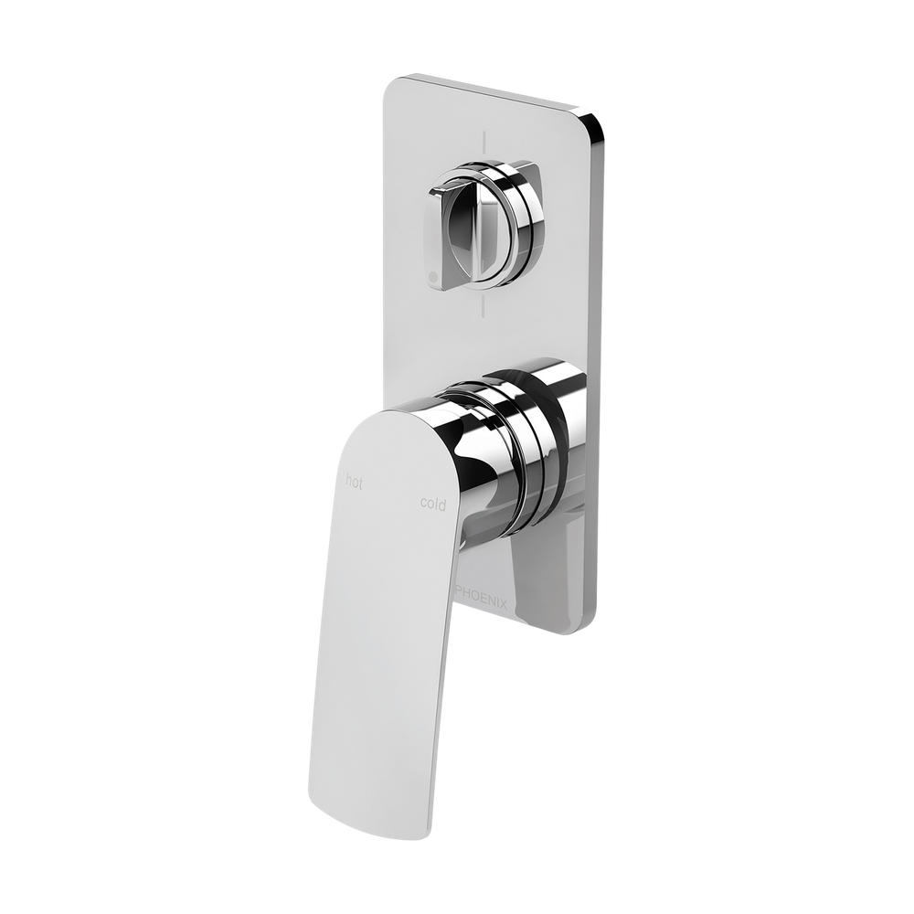 Mekko SwitchMix Shower / Bath Diverter Mixer Fit-Off Kit Chrome