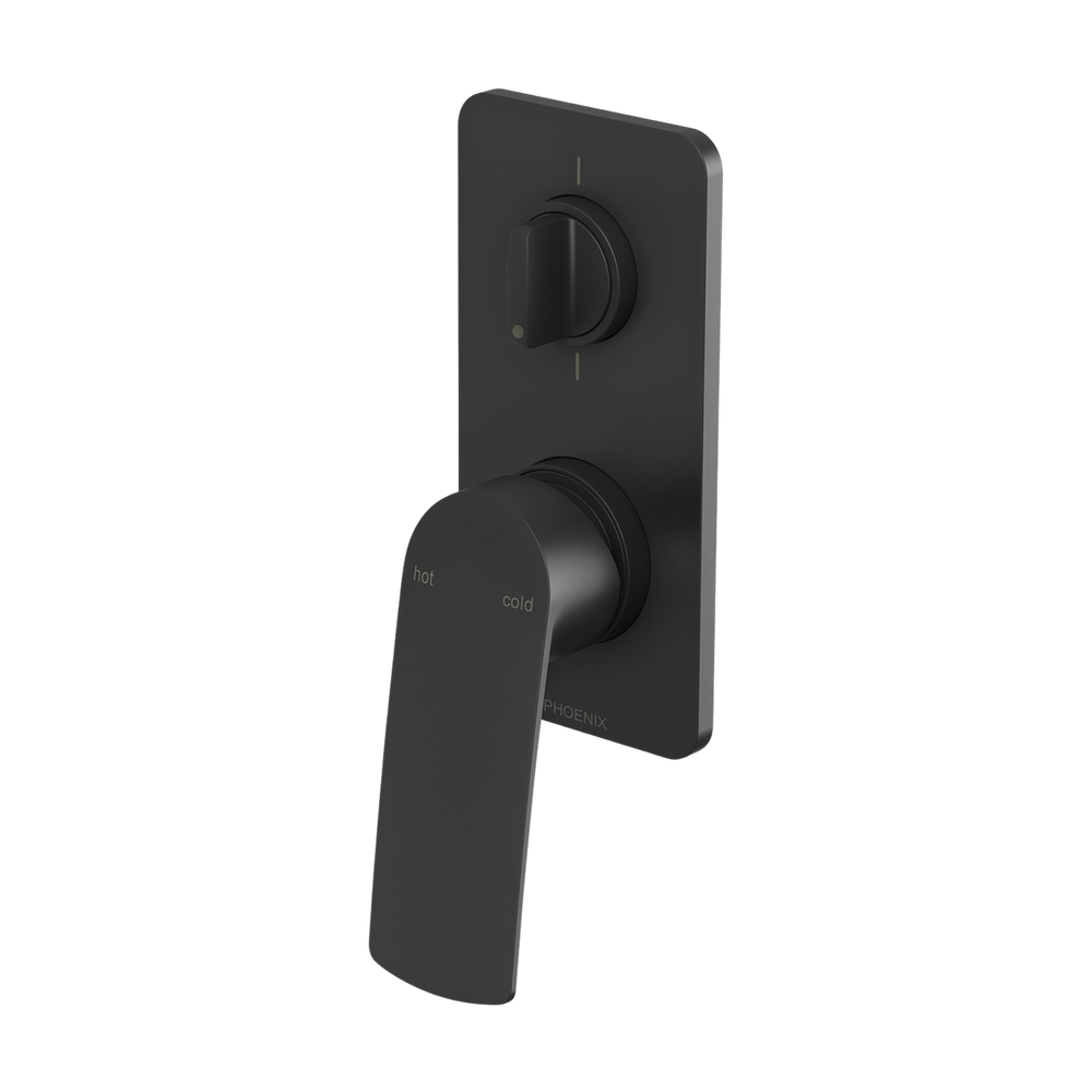 Mekko SwitchMix Shower / Bath Diverter Mixer Fit-Off Kit Matte Black