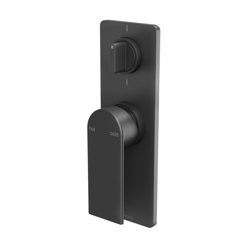 Teel SwitchMix Shower / Bath Diverter Mixer Fit-Off Kit Matte Black
