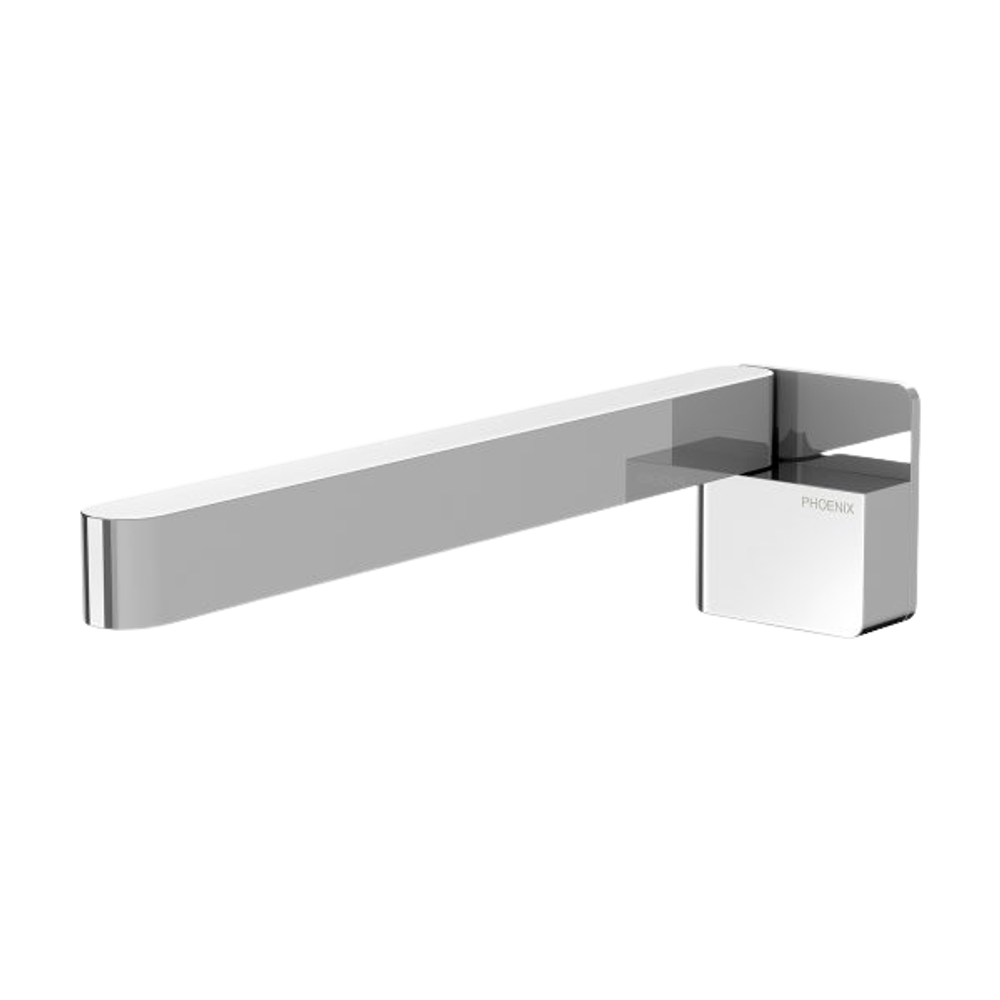 Designer Swivel Bath Outlet 230mm Square Chrome