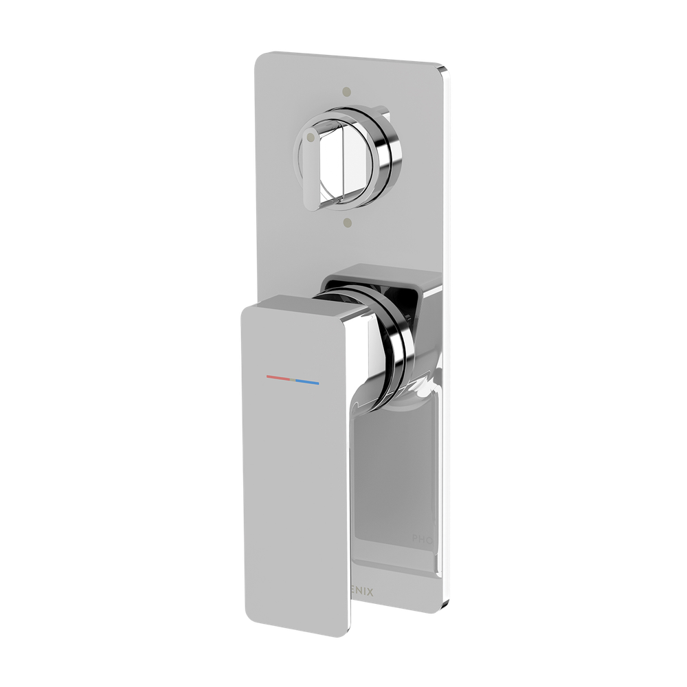 Gloss MKII SwitchMix Shower / Bath Diverter Mixer Fit-Off Kit Chrome