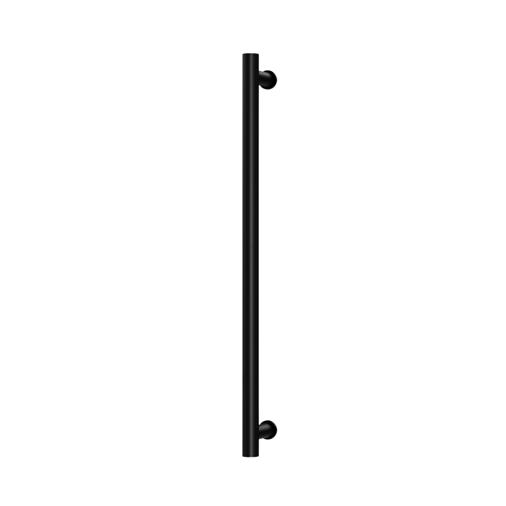 Phoenix Heated Towel Rail Round 800mm Matte Black