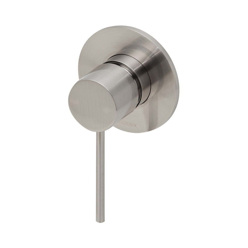 Vivid Slimline SwitchMix Shower / Wall Mixer Fit-Off Kit Brushed Nickel