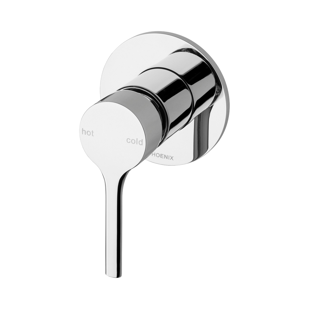 Vivid Slimline Oval SwitchMix Shower / Wall Mixer Fit-Off Kit Chrome