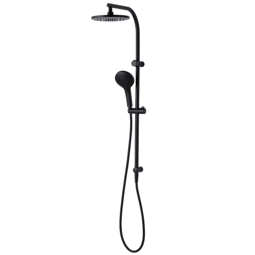 Rome Dual Shower Set Matte Black
