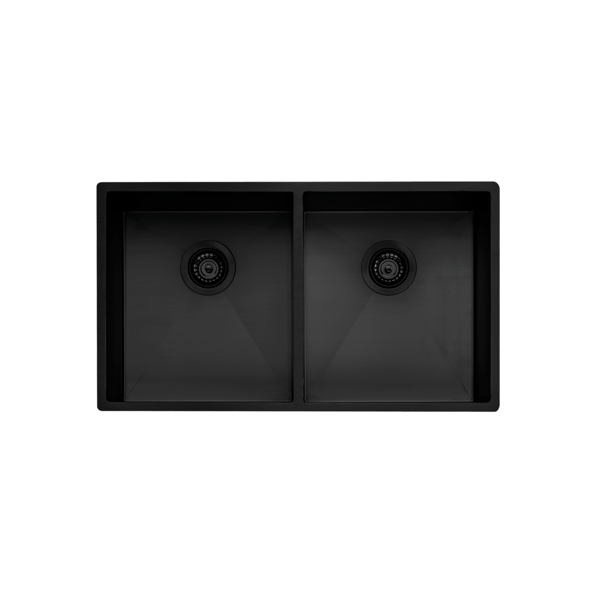 Spectra Double Bowl Sink Black