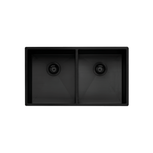 Spectra Double Bowl Sink Black - Black