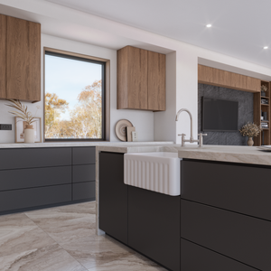 Rose 610x459 Gloss White Farmhouse Fireclay Single Bowl Sink - Gloss White