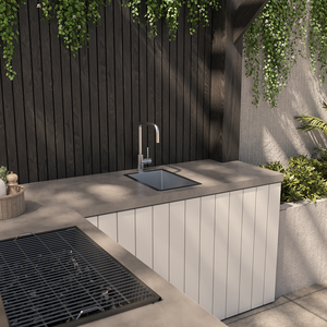 Julia 300x450 Alfresco 316 Stainless Steel Sink - Brushed Stainless Steel