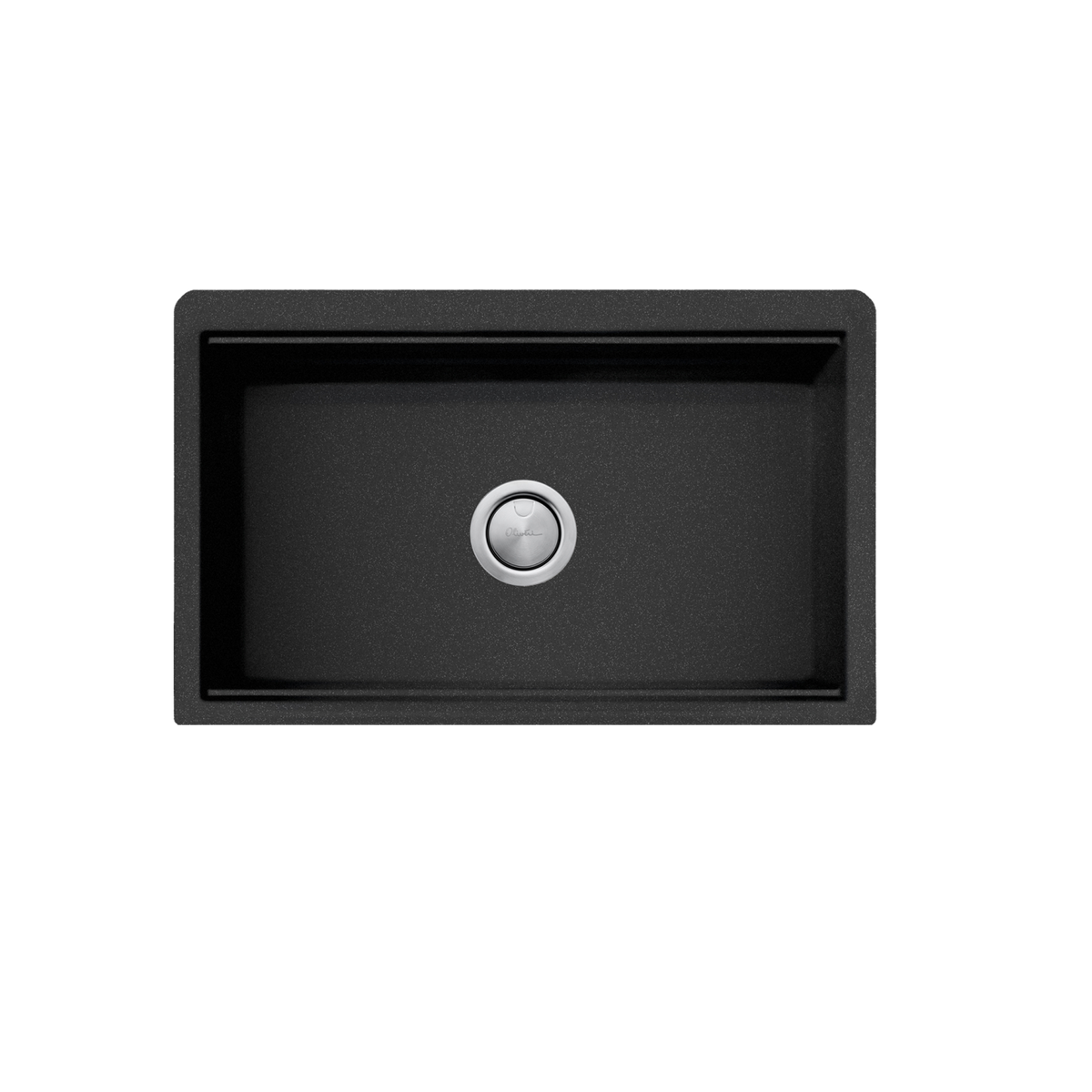Santorini Farmhouse Undermount Sink Black
