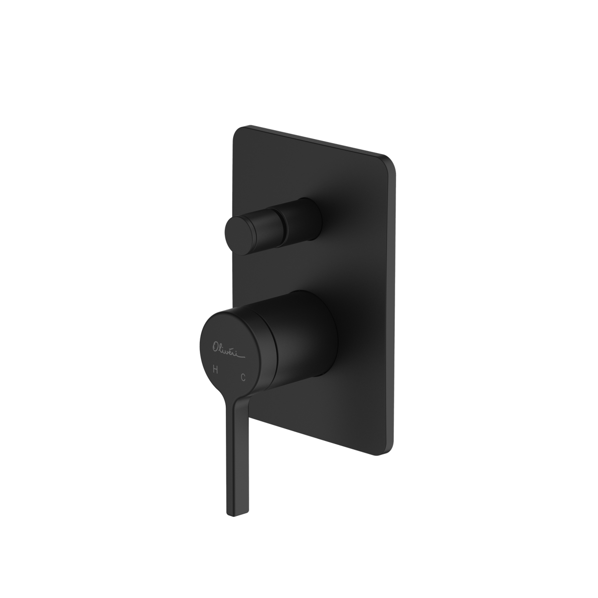 Stockholm Wall Mixer With Diverter Matte Black